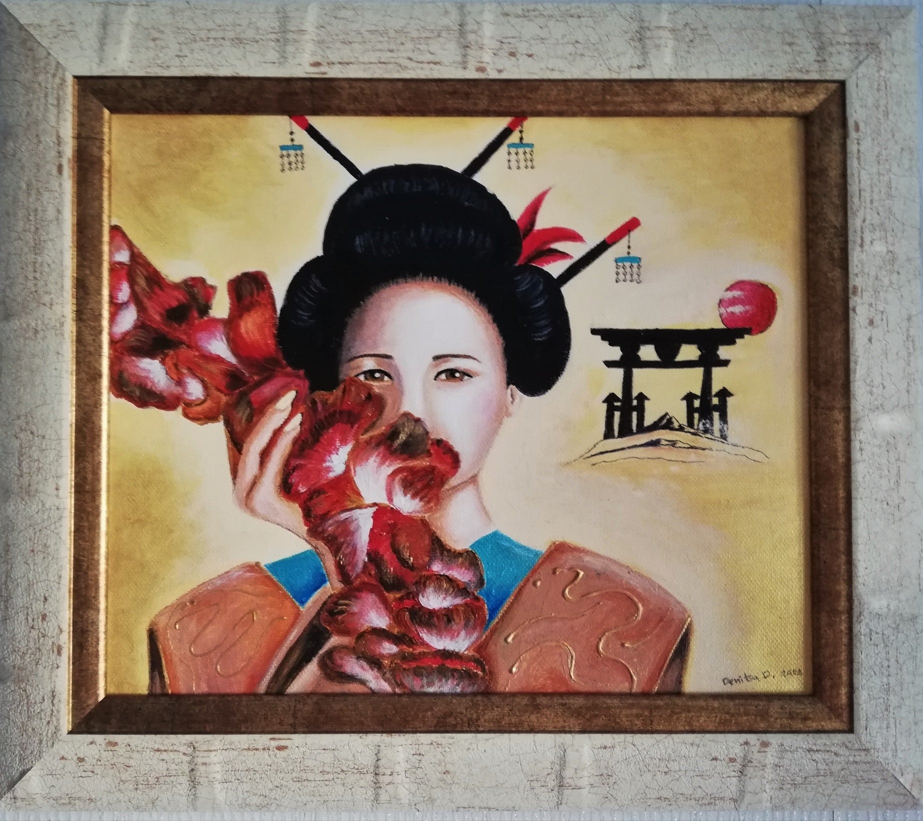 Original Art The hidden geisha